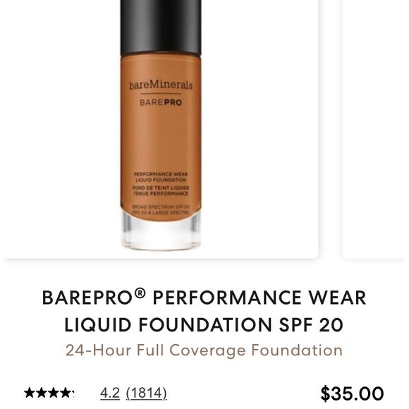 NWT bareMinerals BAREPRO® PERFORMANCE WEAR - Picture 5 of 5